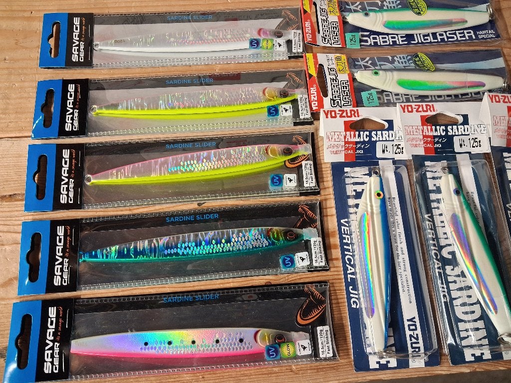 120/125/150 grams Jigs (Savage Gear/Yo-Zuri) set 16 stuks!, Watersport en Boten, Info@hengelsportleon.nl, Nieuw, Yo-Zuri, Complete set