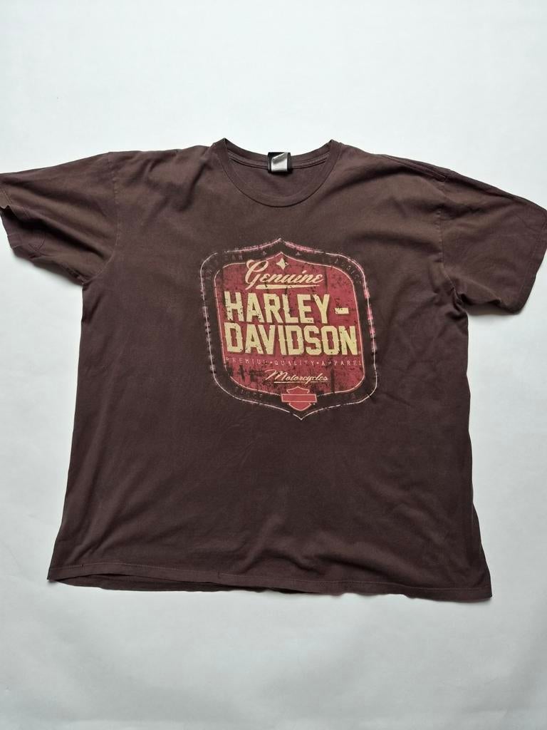 Harley-Davidson T-shirt - Bruin - Maat 2XL, Kleding | Heren, T-shirts, 3700 W Juneau Ave, Milwaukee, WI 53208, USA, Customer.service@harley-davidson.com