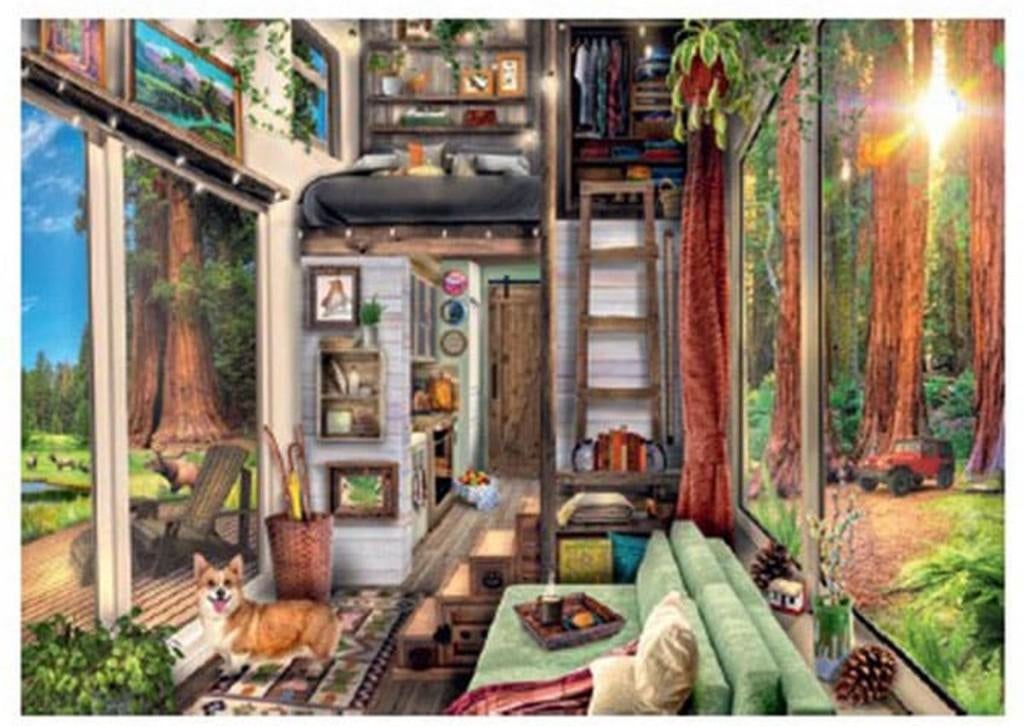 Ravensburger legpuzzel 1000 nieuw Tiny House € 12,50, Hobby en Vrije tijd, Ophalen, 500 t/m 1500 stukjes, Nieuw, Legpuzzel