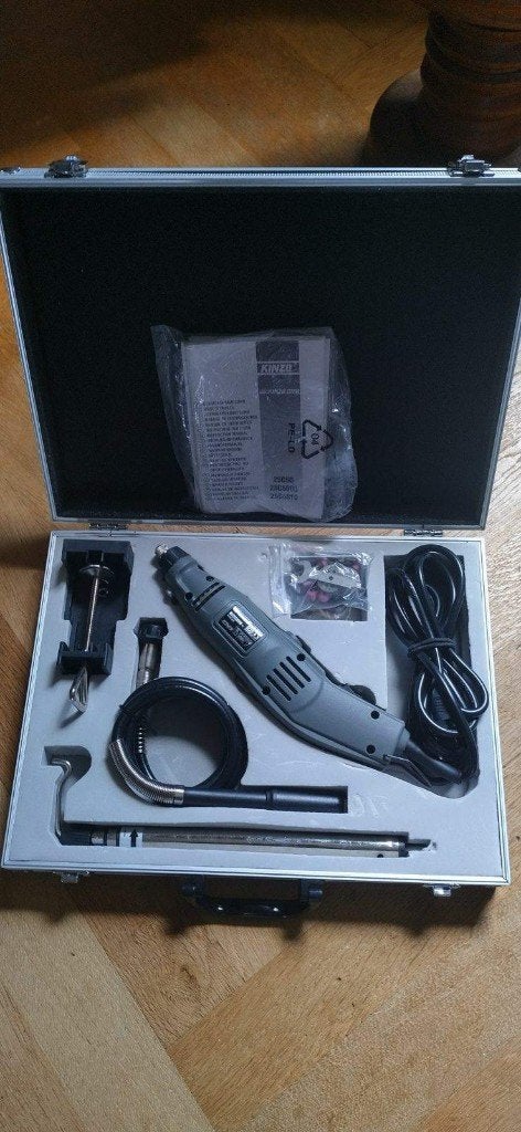 Kinzo Multitool in koffer met toebehoor (soort dremel), Ophalen of Verzenden, Zo goed als nieuw, Multitool, Overige merken