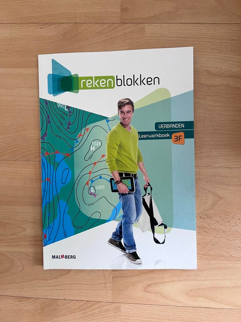 Rekenblokken Verbanden Leerwerkboek 3F Malmberg, Ophalen, Beta, Zo goed als nieuw, MBO