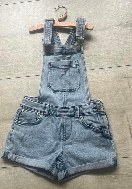 Schattige spijker tuinbroek WE 134/140, Ophalen of Verzenden, Zo goed als nieuw, Meisje, Broek