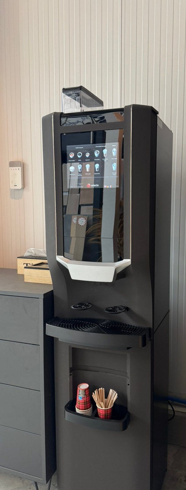 Selecta Koffiemachine ZIA II, Ophalen, Gemalen koffie, 10 kopjes of meer, Koffiemachine