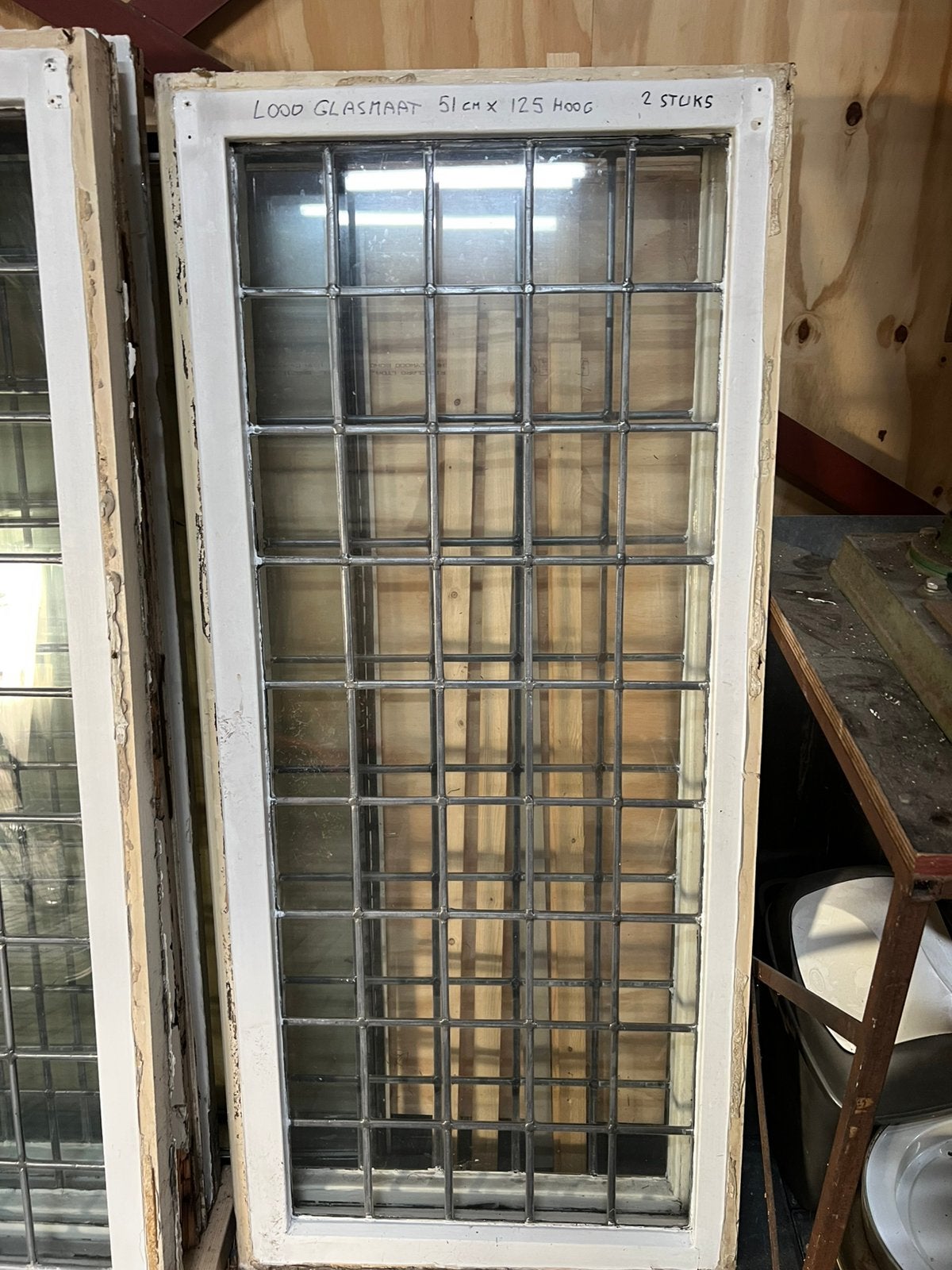 Diverse glas in lood ramen, Ophalen