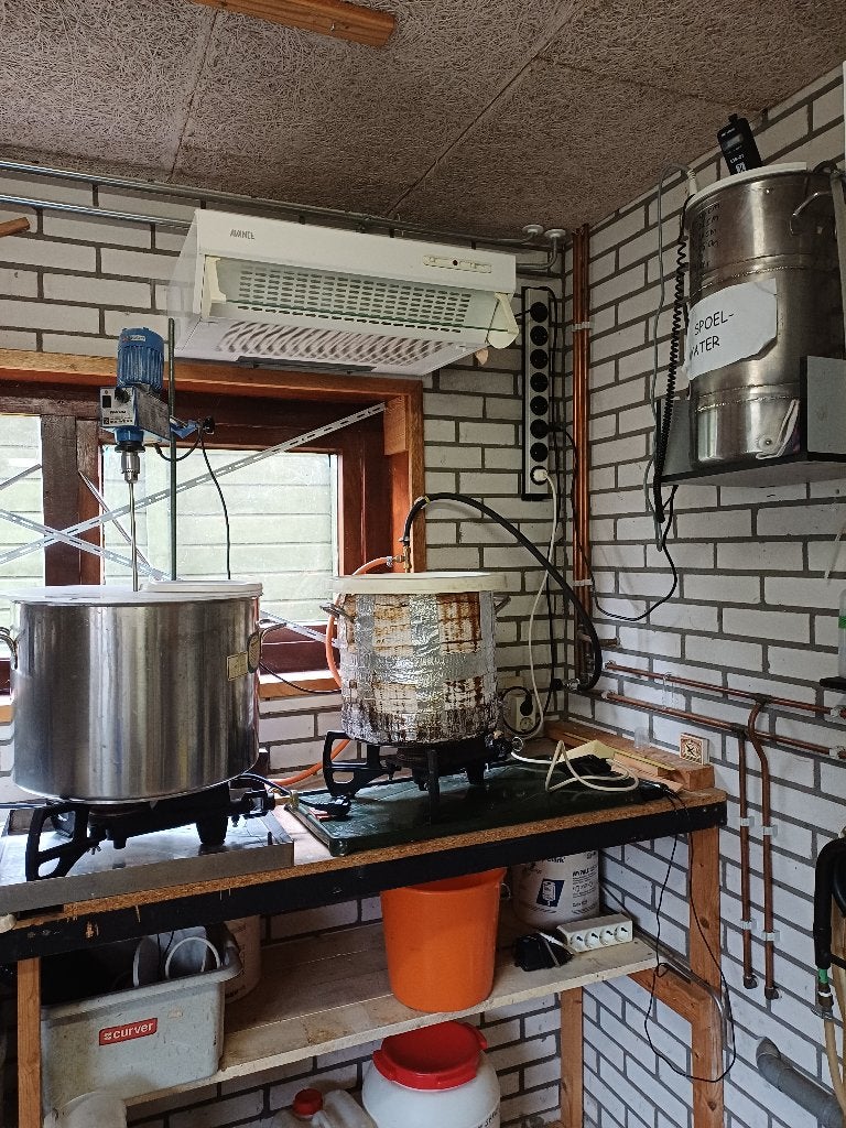 brouwinstallatie, Ophalen, Gebruikt