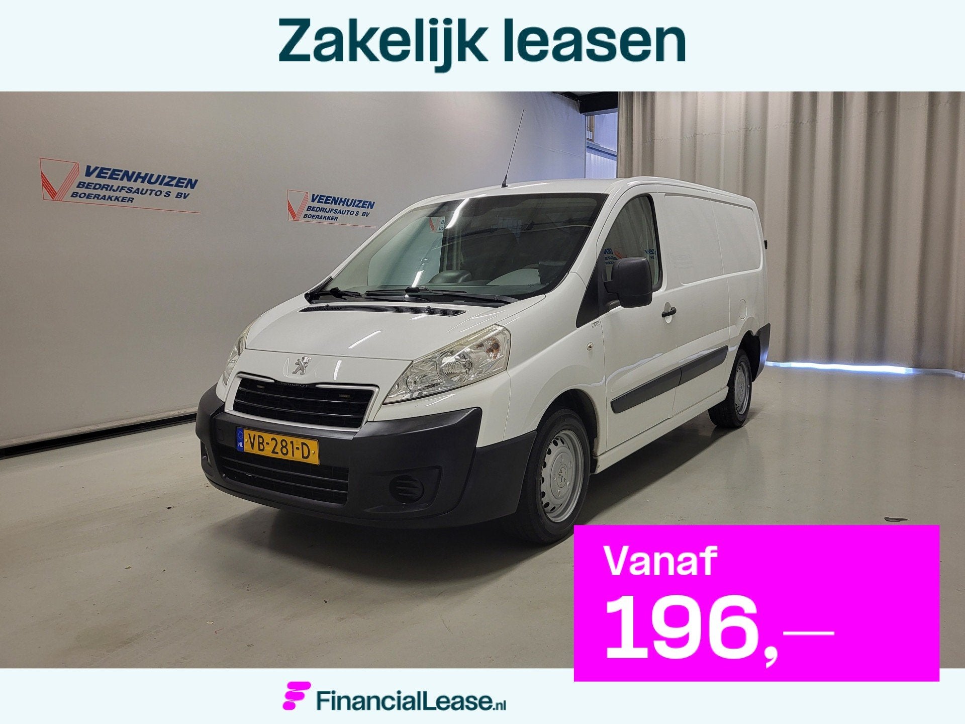 Peugeot Expert 2.0HDI L2/H1 Trekhaak Apk tot 24-2-2027!, Euro 5, Gebruikt, 4 cilinders, 2000 kg
