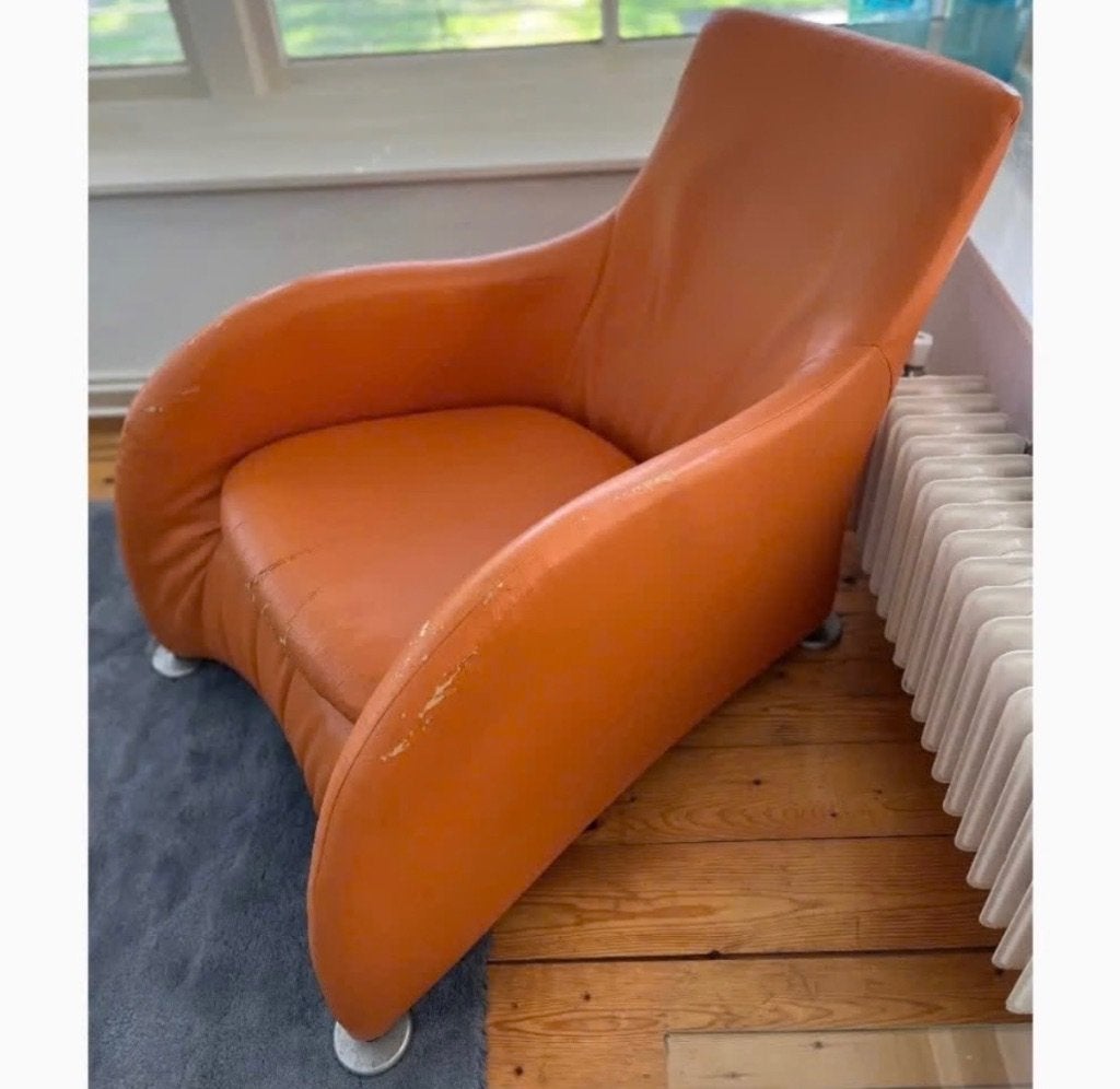 Montes loges fauteuil - Gerard van den Berg, Ophalen, Gebruikt, Bruin, Design