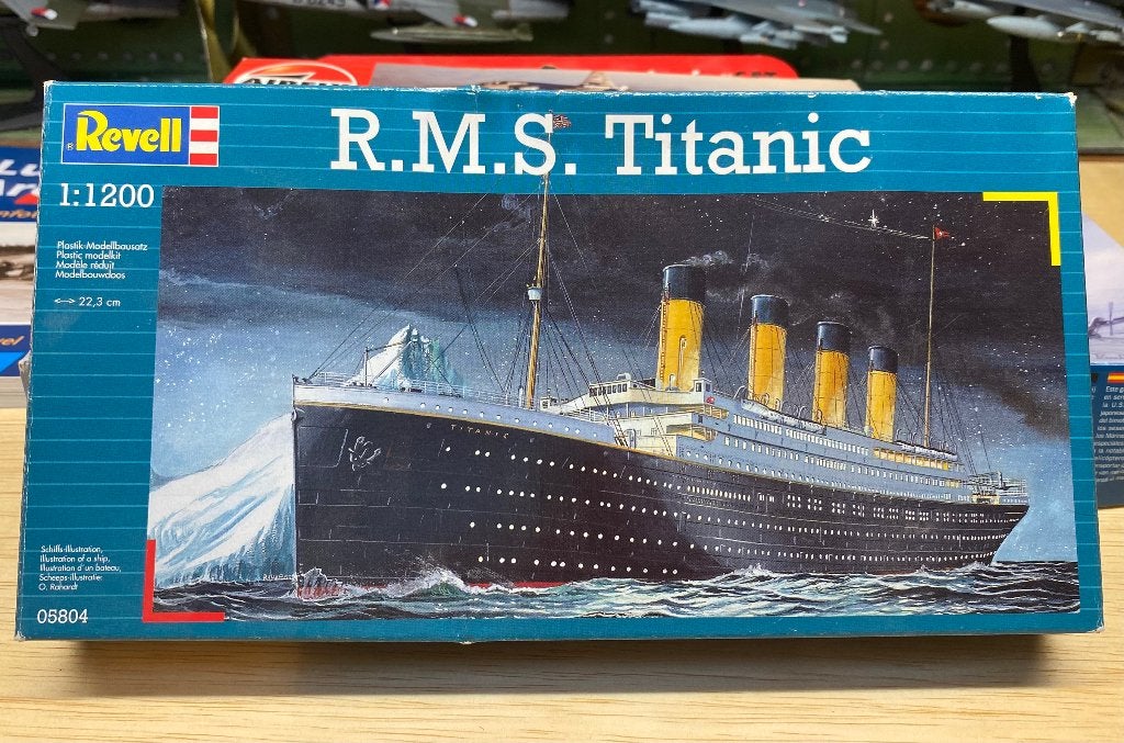Bouwmodel R.M.S. Titanic 1:1200, Ophalen of Verzenden, Gebruikt, 1:200 of kleiner, Revell