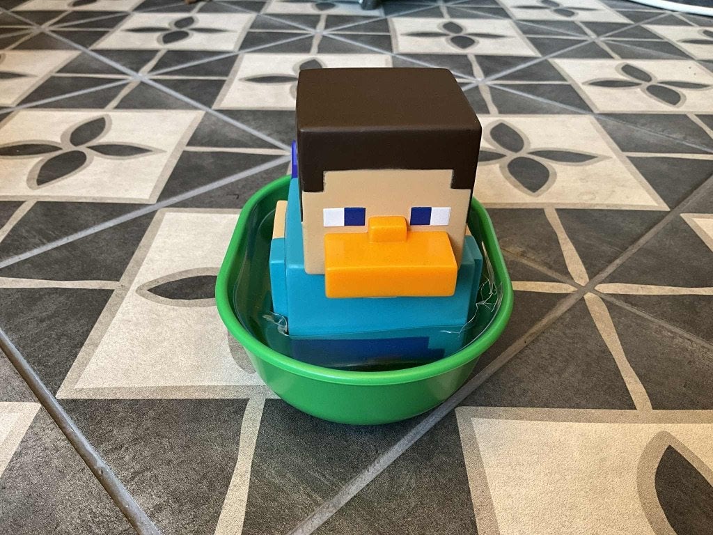 Tubbz badeend Steve van Minecraft, Tubbz badeend Steve van Minecraft, Nieuw, Ophalen of Verzenden, REGINA