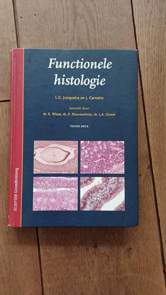 Functionele Histologie - L.C. Junqueira en J. Carneiro, Boeken, Gelezen, Ophalen of Verzenden, WO, L.C. Junqueira en J. Carneiro