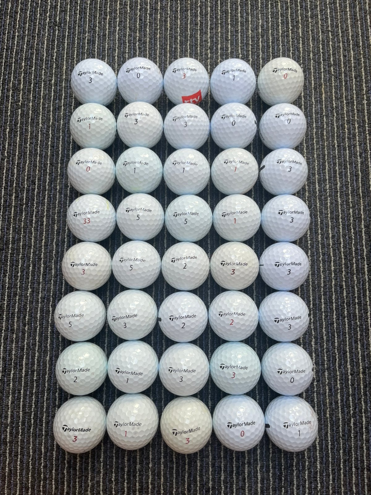 40x Taylormade golfballen zo goed als nieuw, Sport en Fitness, Golf, Ophalen of Verzenden, Zo goed als nieuw, Bal(len), Overige merken