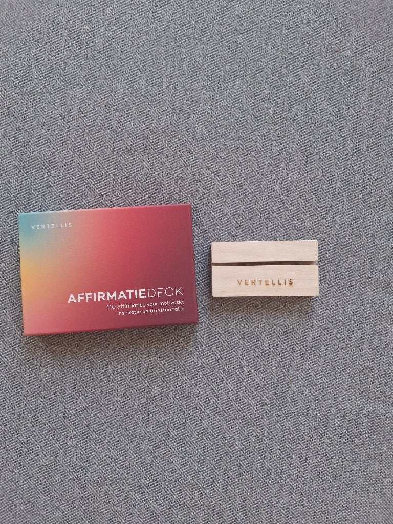 Vertellis affirmatie deck, Boeken, Ophalen of Verzenden, Zo goed als nieuw, Spiritualiteit algemeen, Overige typen