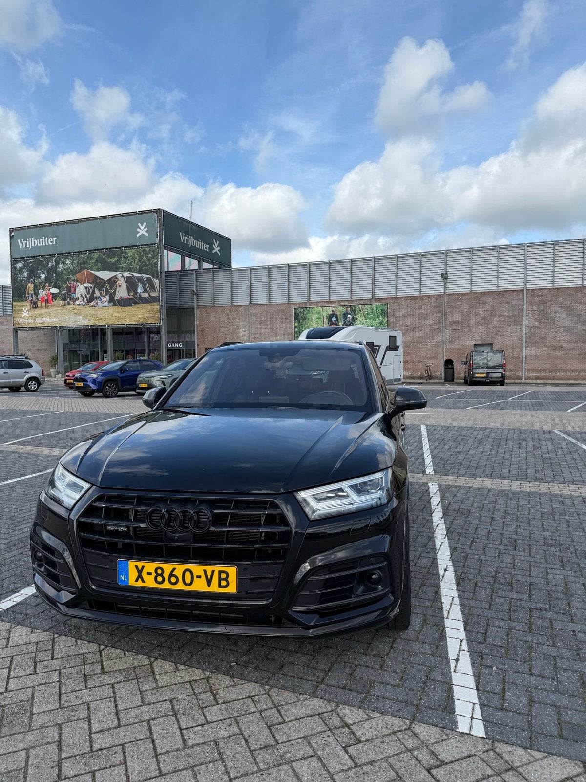 Audi Q5 55 2020 | QUATTRO | PANO | 360 | HUD | LUCHTVERING, Dealer onderhouden, 2005 kg, 1750 kg, Zwart