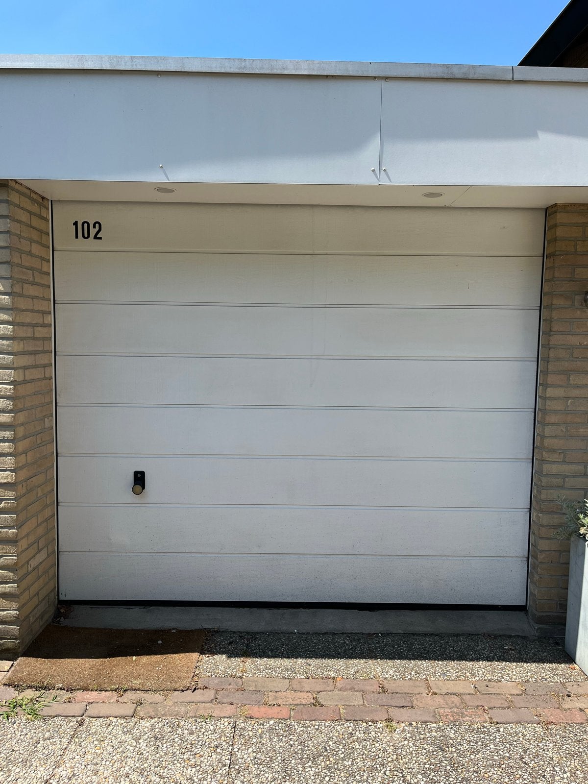 Elektrische Garagedeur - Zelf demonteren en afhalen, Doe-het-zelf en Verbouw, Deuren en Horren, Ophalen, Gebruikt, Garagedeur