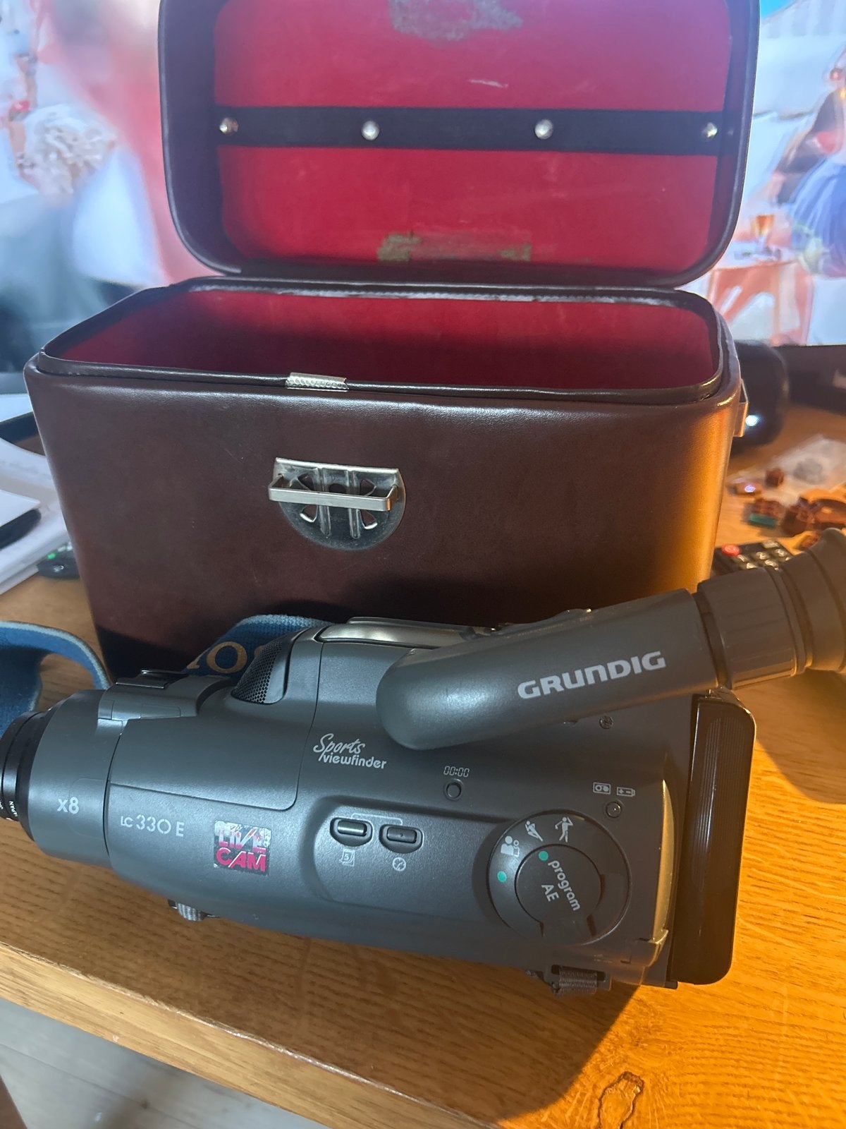 Grundig LC 330 E Camcorder met tas, Overige merken, Gebruikt, Overige soorten, Camera