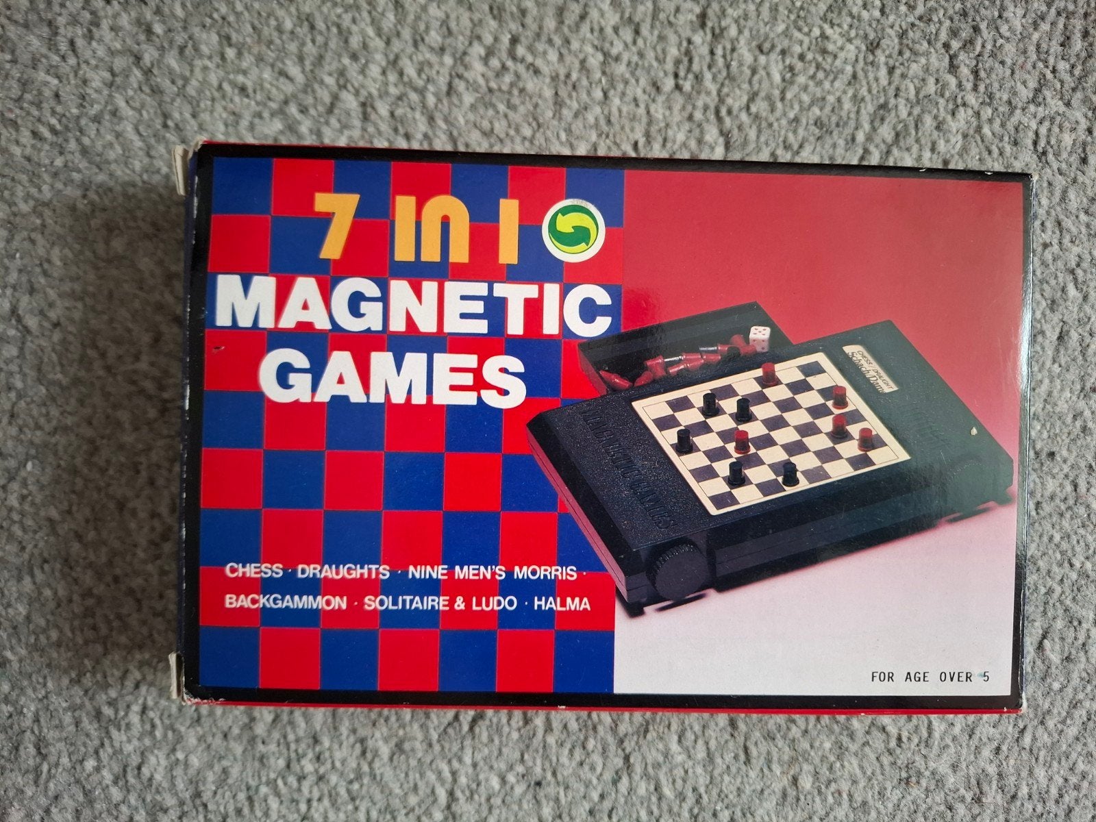 7-in-1 Magnetische Spellen Set: Schaak, Dam, Backgammon, Ophalen of Verzenden