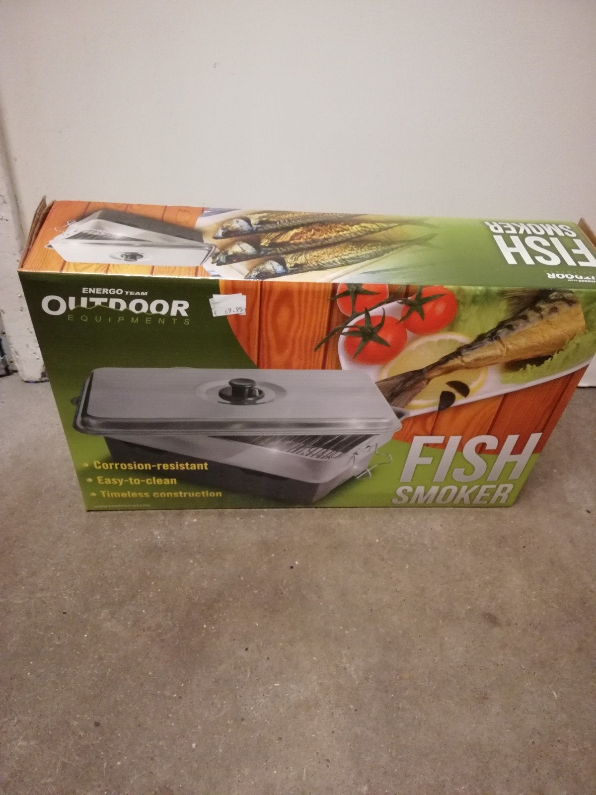 Fish outdoor  smoker/rook oven  reis versie 42x27x18cm nieuw, Ophalen of Verzenden, Nieuw, Overige typen