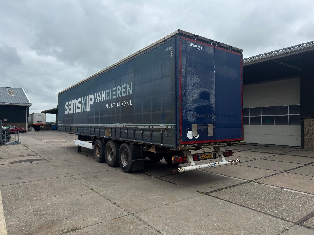Krone SD Schuifzeiloplegger | Zeiltrailer | 3 Assen, Bedrijf, Aanhangers en Opleggers, Te koop