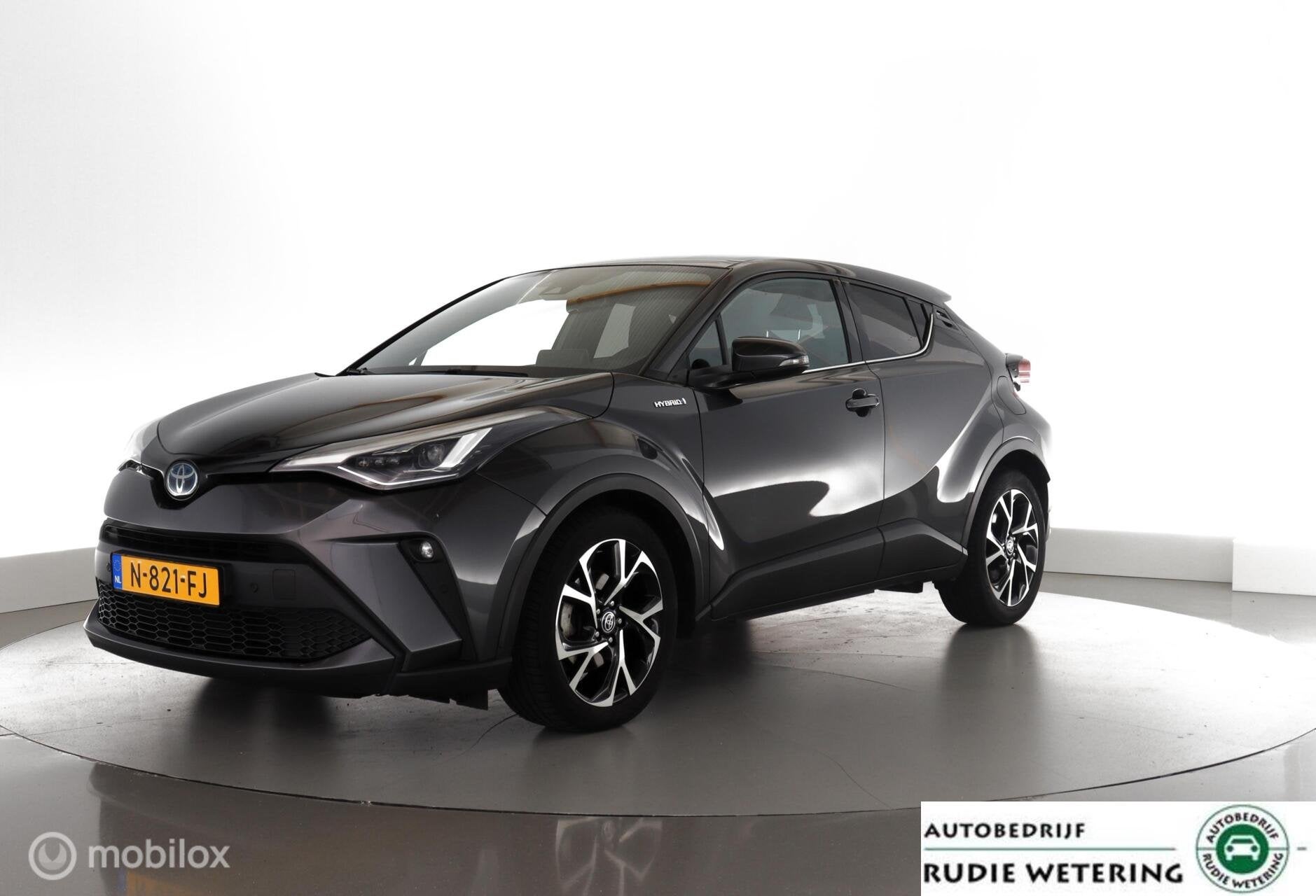 Toyota C-HR 1.8 Hybrid Style led|nav|dab|cam|ecc|acc|lmv18, Auto's, Stof, Euro 6, 4 cilinders, Met garantie (alle)
