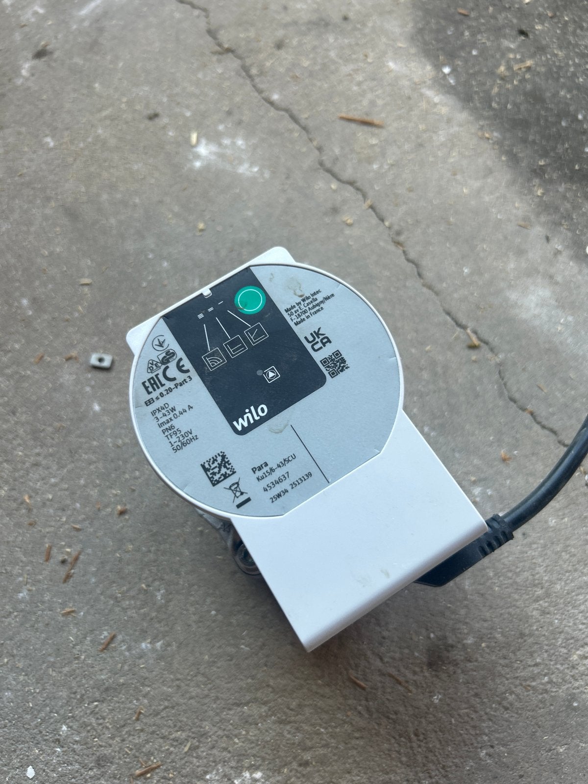 Wilo Circulatiepomp Ku15/6-43/SCU - Zo goed als nieuw, Ophalen, Nieuw, Elektrisch, Overige typen