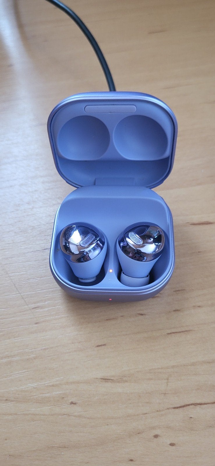Samsung Buds compleet met oplader en bon, In-ear, Gebruikt, Ophalen of Verzenden, Paars