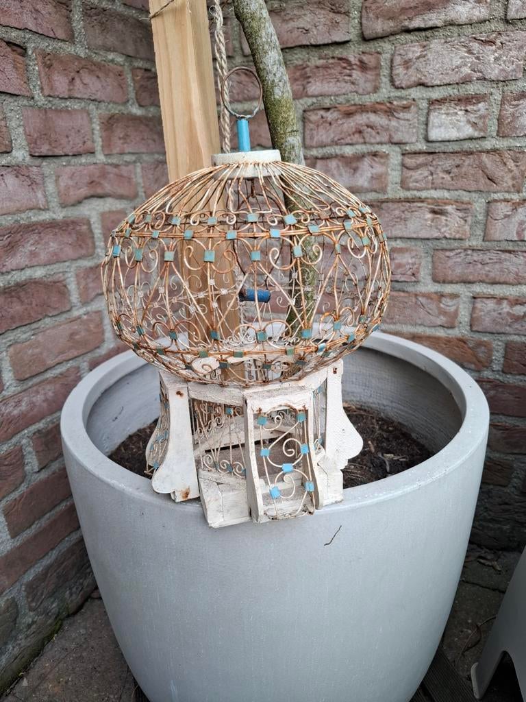 Frans brocant vogelkooi'tje, Ophalen of Verzenden