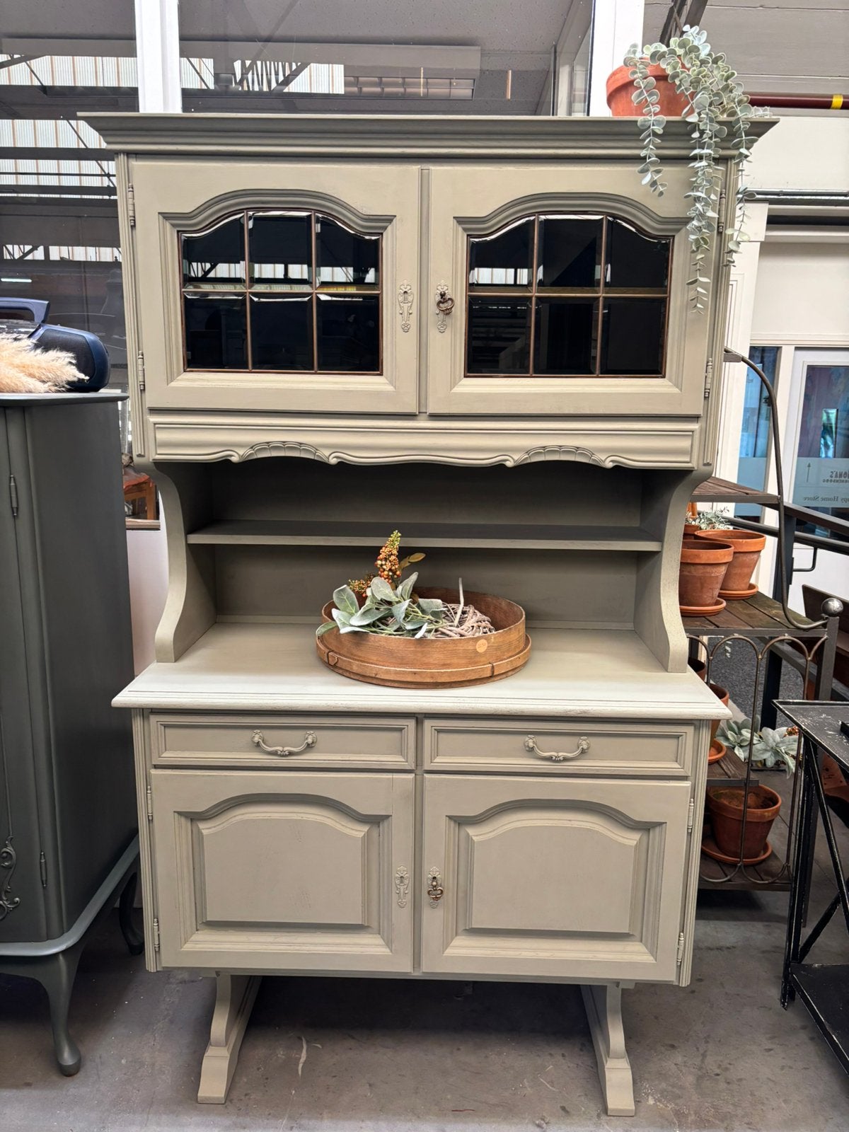 Vintage Brocante buffetkast / keukenkast / kast, Ophalen, Huis en Inrichting