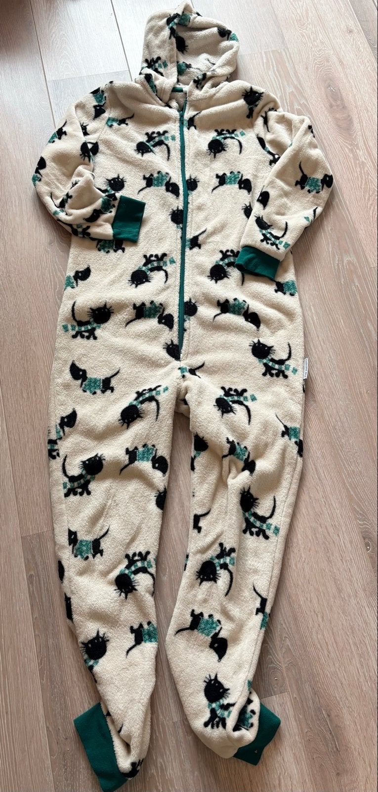 Zachte kerst-winter Onesie met Takkie print - Maat 158-164, Ophalen of Verzenden, Gebruikt, Jongen of Meisje, Overige typen