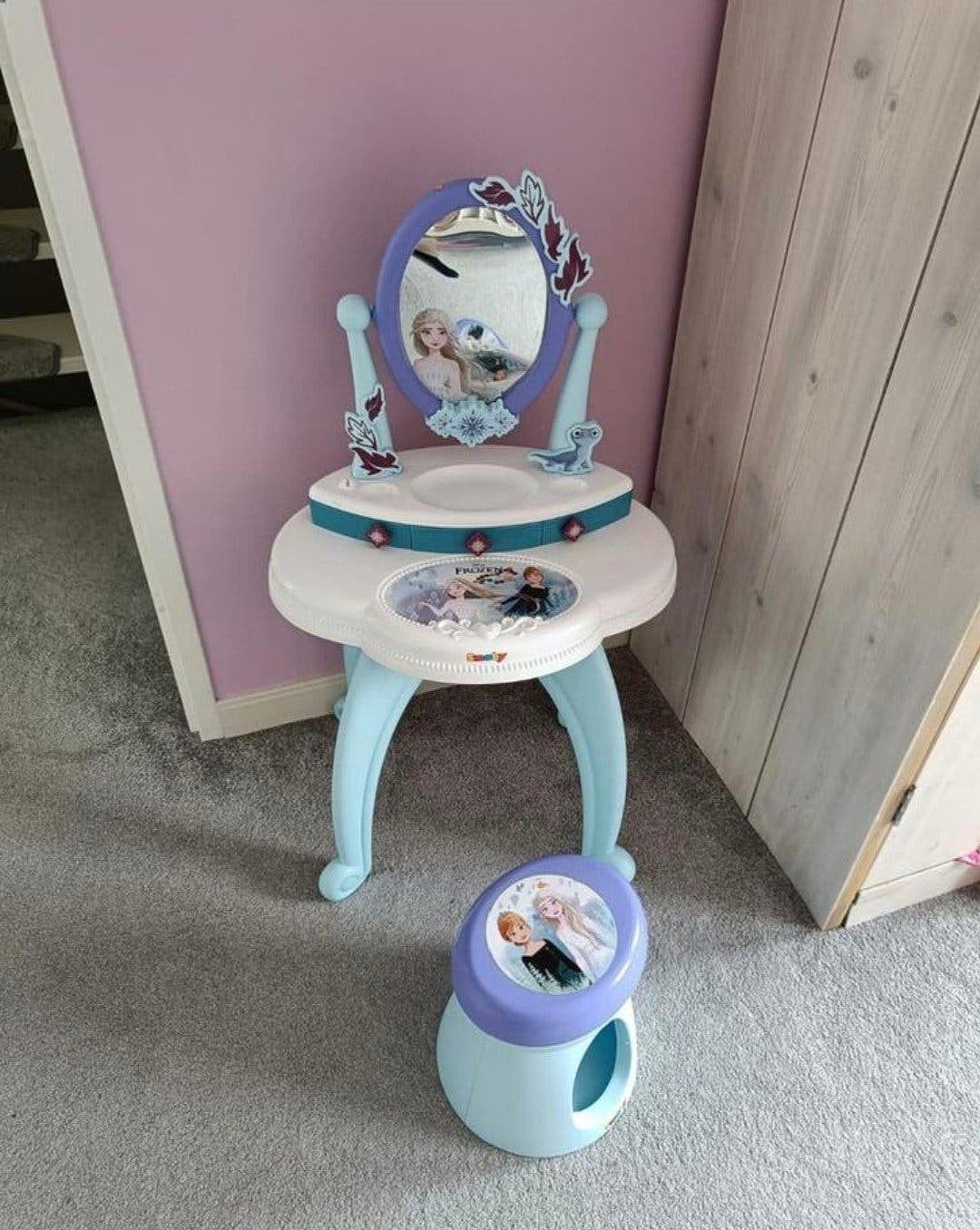 Frozen Kaptafel met Krukje, Ophalen, Zo goed als nieuw