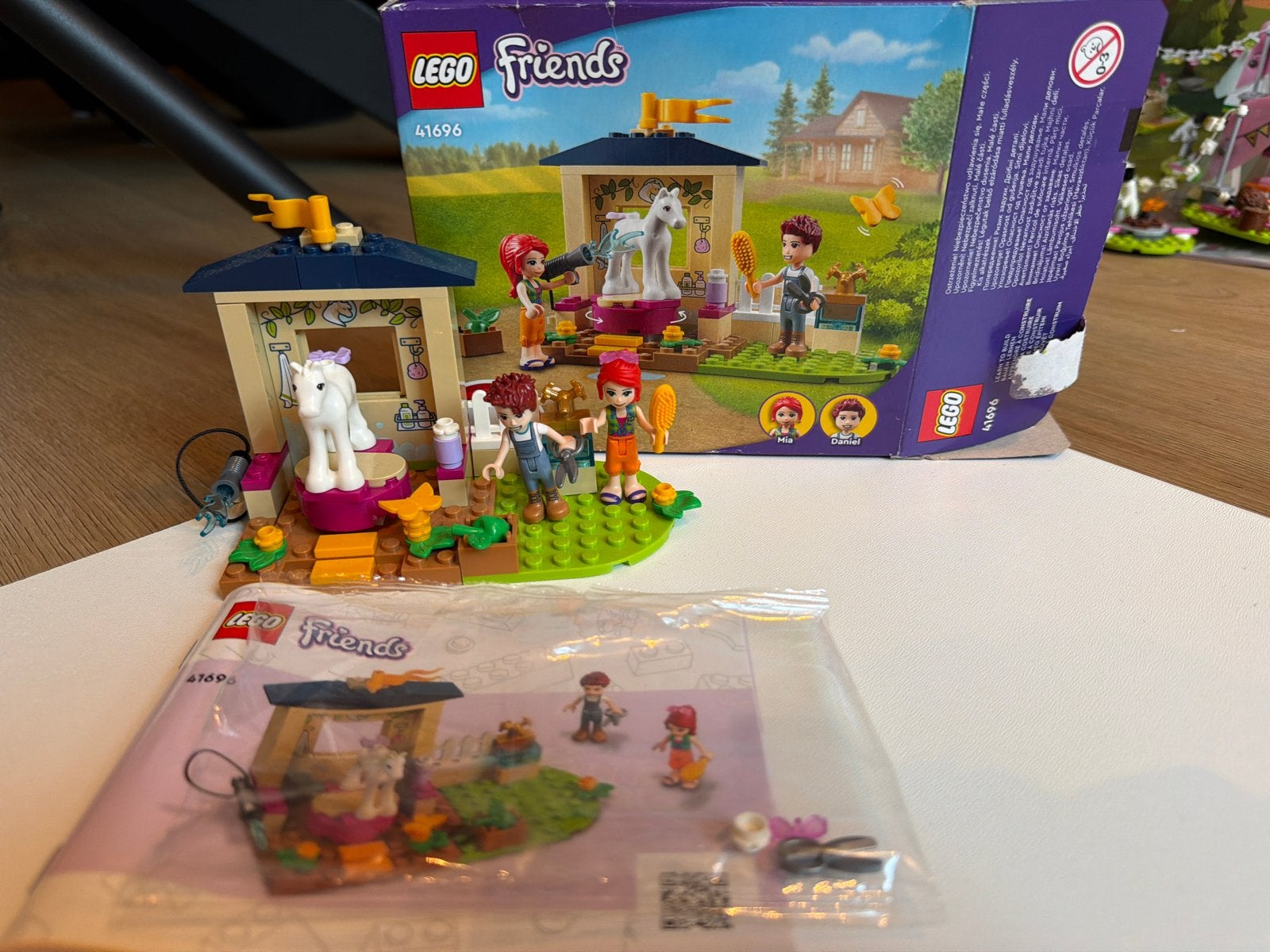 Lego Friends 41696 Paardrijles Complete Set met Handleiding, Gebruikt, Lego, Friends, Ophalen of Verzenden