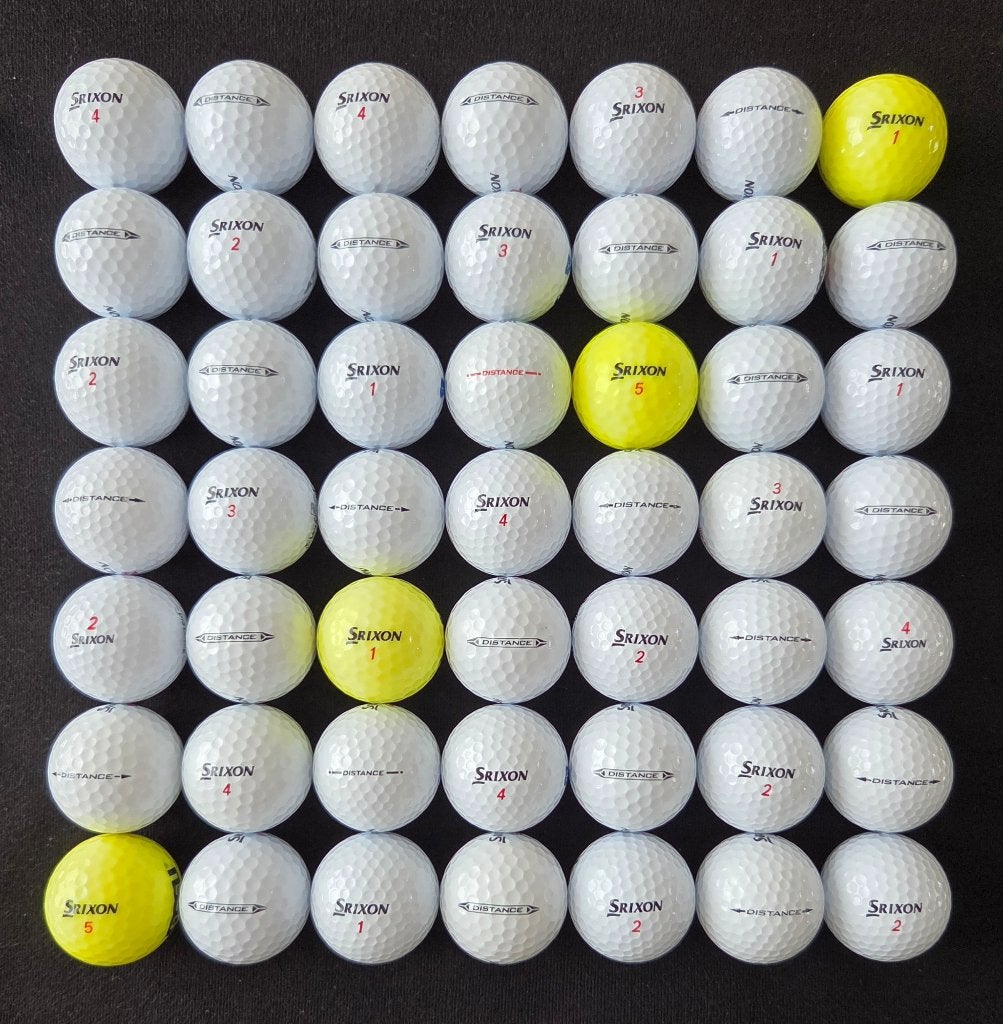 49 stuks PREMIUM Srixon Distance golfballen, Sport en Fitness, Ophalen of Verzenden, Zo goed als nieuw, Bal(len)