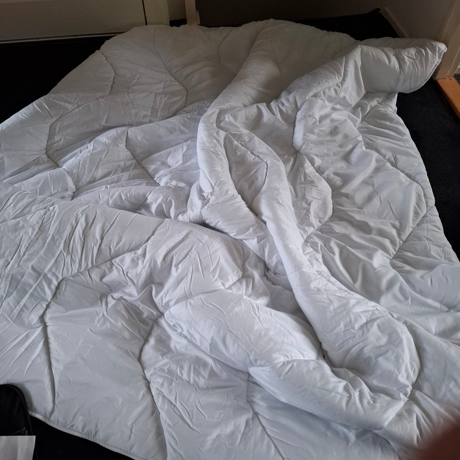 Silver Star Enkel Dekbed nieuw 11 euroin zak.240x200cm - Pol, Ophalen, Wit, Deken of Dekbed, Nieuw