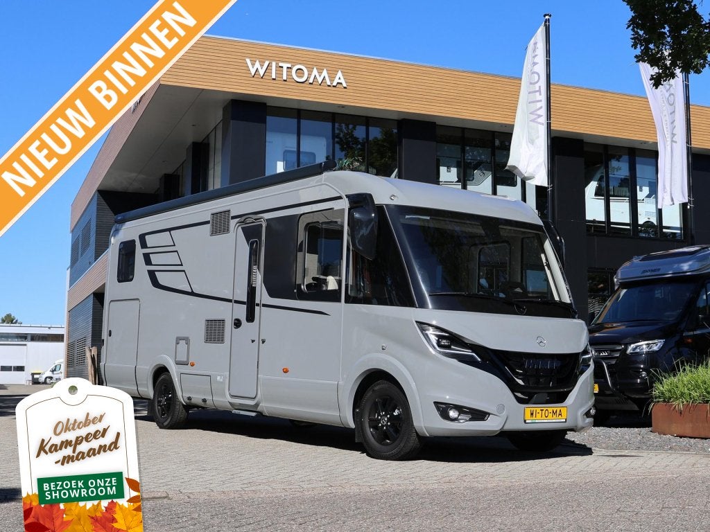 HYMER BML-i Master Line 780 2027 kleur Tarmac Grey BINNEN !, Caravans en Kamperen, Verwarmde buitenspiegels, Vloeistofverwarming