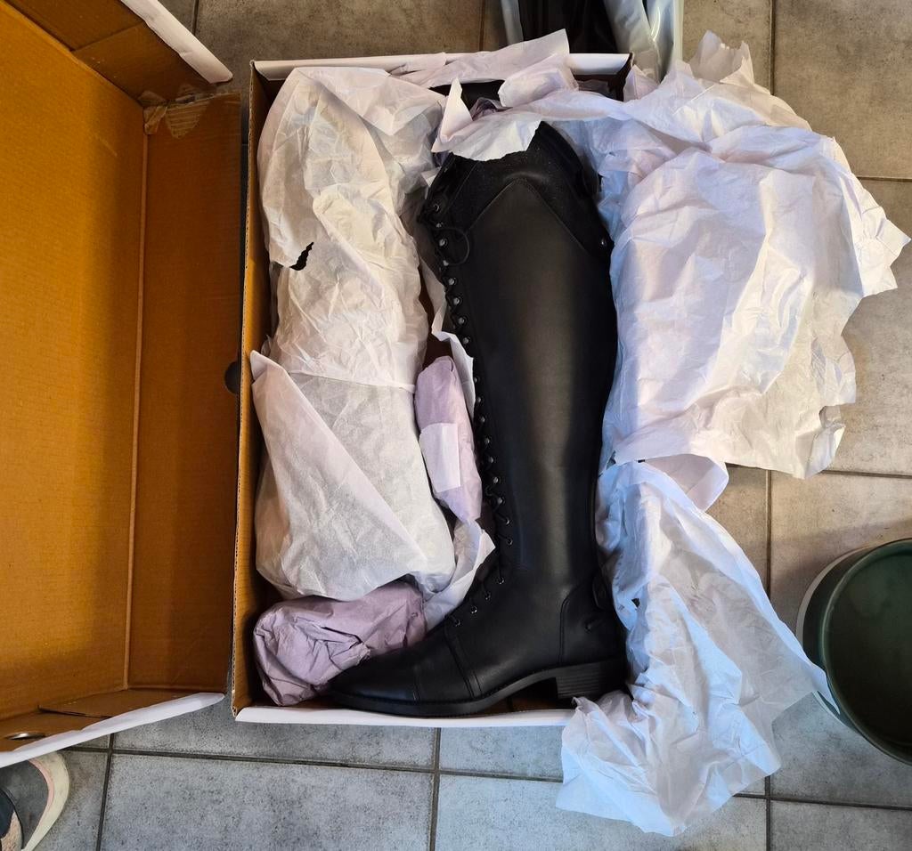 Hkm rijlaarzen 39 extra wide, Ophalen, Nieuw, Maat 38/40 (M)