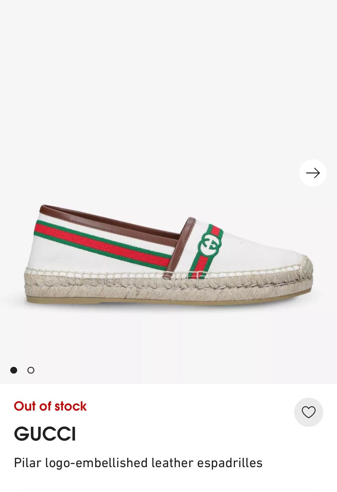 Gucci Pilar espadrilles – nieuw, origineel, Ophalen of Verzenden, Minder dan 10 m², Groen