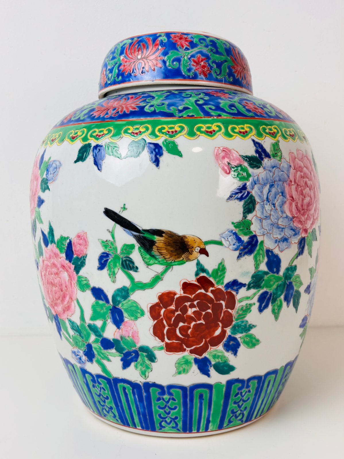 Grote Chinese porseleinen gemberpot, Ophalen of Verzenden