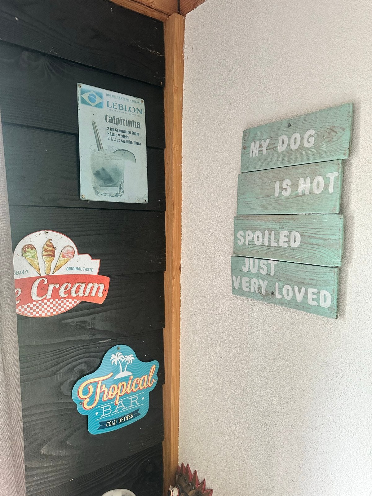 Diverse Wanddecoratie: Strand, Bier, BBQ & Meer, Gebruikt, Hout, Ophalen of Verzenden, Wandbord of Wandpaneel