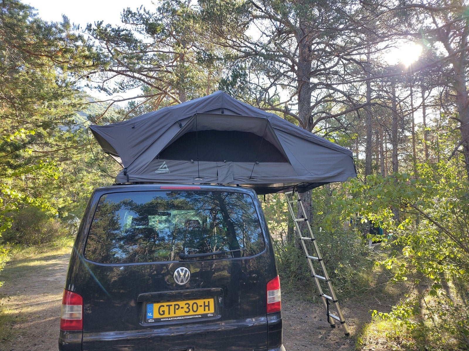 Groenberg Villmark 160 softtop daktent - model 2025, Caravans en Kamperen, Tenten, Ophalen, Zo goed als nieuw, Tot en met 3
