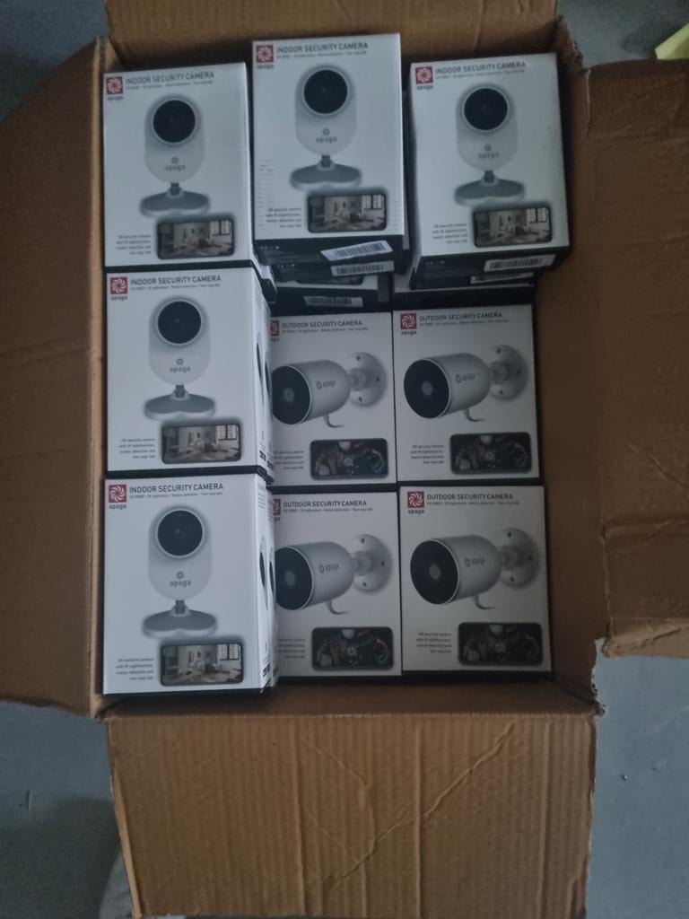Nieuwe Indoor en Outdoor Beveiligingscamera's, Ophalen of Verzenden, Nieuw, Binnencamera