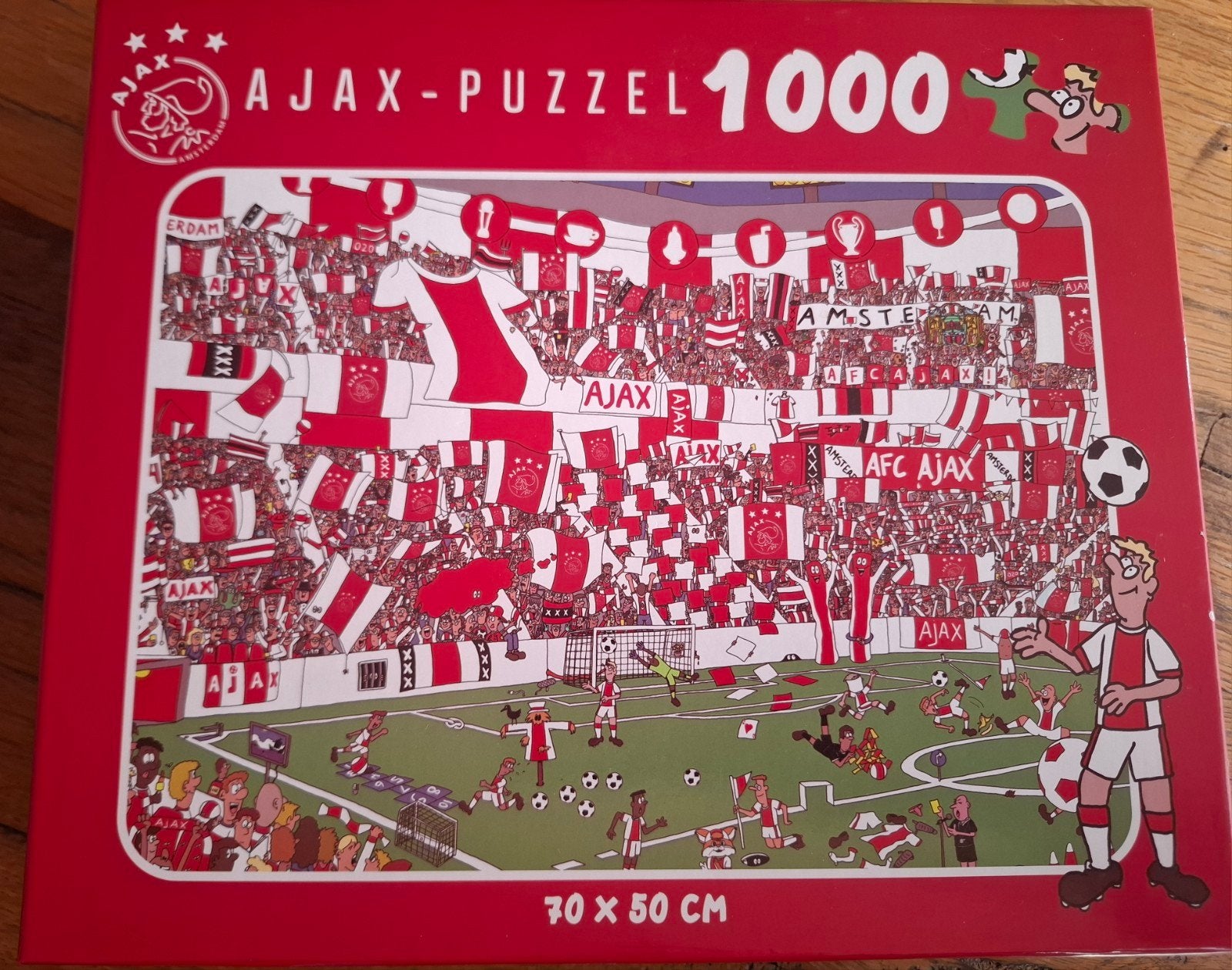 AJAX legpuzzel - 1000 stukjes, Ophalen, 500 t/m 1500 stukjes