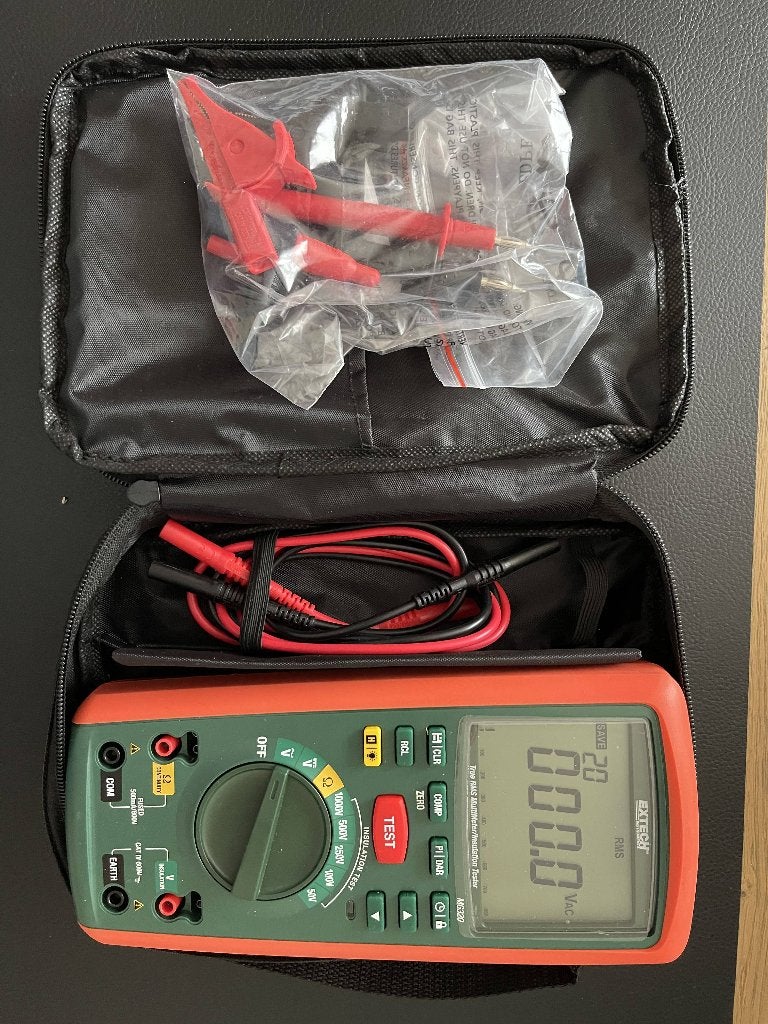 Isolatiemeter elektriciteit MG320 Extech, Ophalen of Verzenden, Nieuw, Elektriciteit