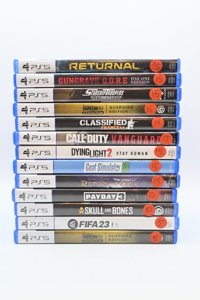 Grote collectie PS5 games - Diverse genres en titels, Spelcomputers en Games, Games | Sony PlayStation 5, Online, Gebruikt, Vanaf 18 jaar