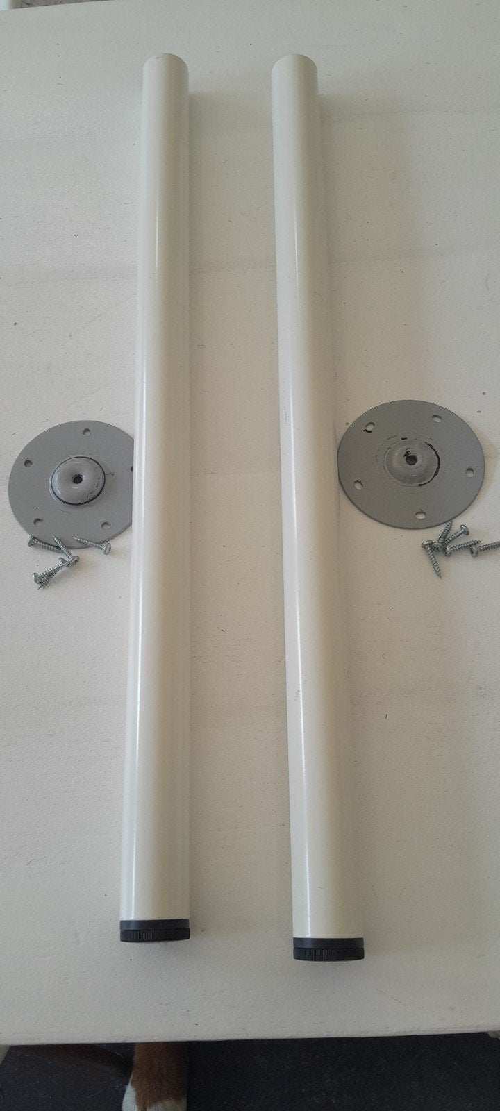 Set van 2 IKEA Adils tafelpoten - gebruikt, Tafelpoot, Minder dan 50 cm, Gebruikt, 50 tot 100 cm