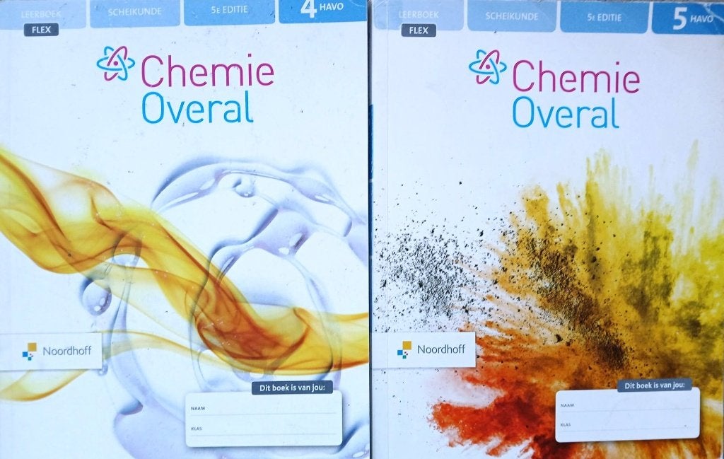 Chemie Overal 5e ed. Scheikunde HAVO FLEX boek deel 4 of 5, Gelezen, Scheikunde, Verzenden, HAVO