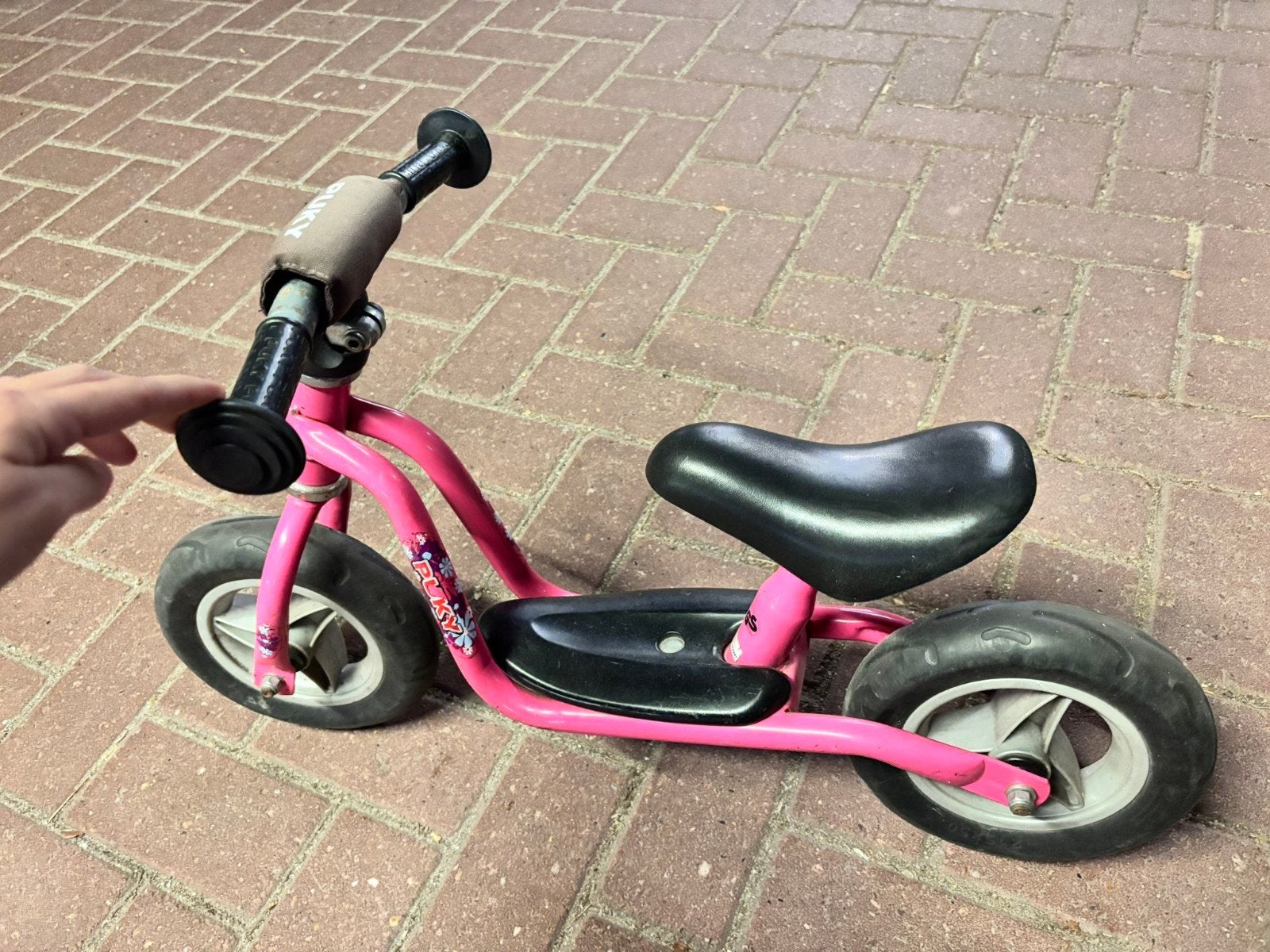 Roze Puky loopfiets, ideaal voor jonge kinderen, Fietsen en Brommers, Ophalen, Gebruikt, Minder dan 16 inch, Puky
