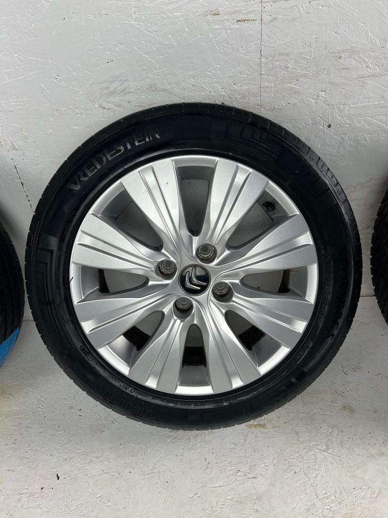 Originele Citroen C2 C3 velgen 16" 4x108 all-season 7mm, Niet ingevuld, Gebruikt, 16 inch, Banden en Velgen