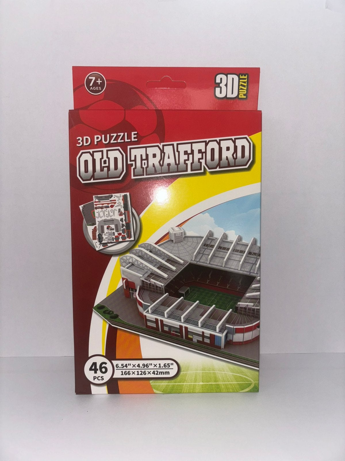Man utd 3D stadion puzzel, Ophalen of Verzenden, Nieuw, Buitenlandse clubs, Beeldje of Poppetje