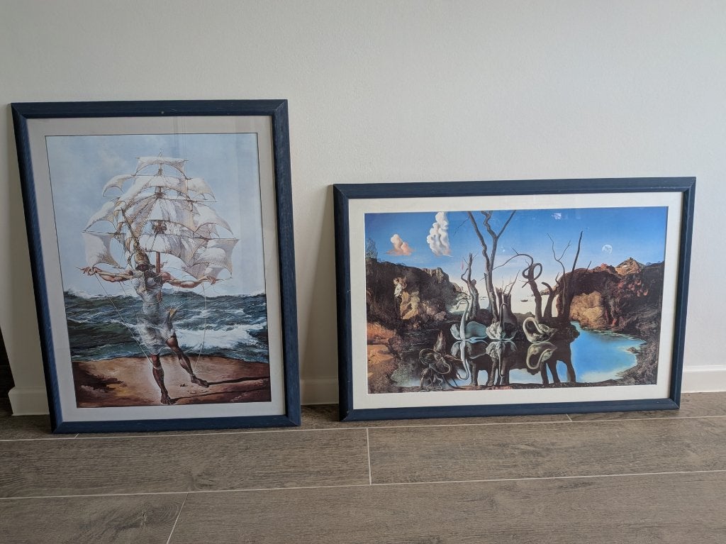 Set Salvador Dalí kunstposters, Ophalen, Poster, Fotografie, Ingelijst
