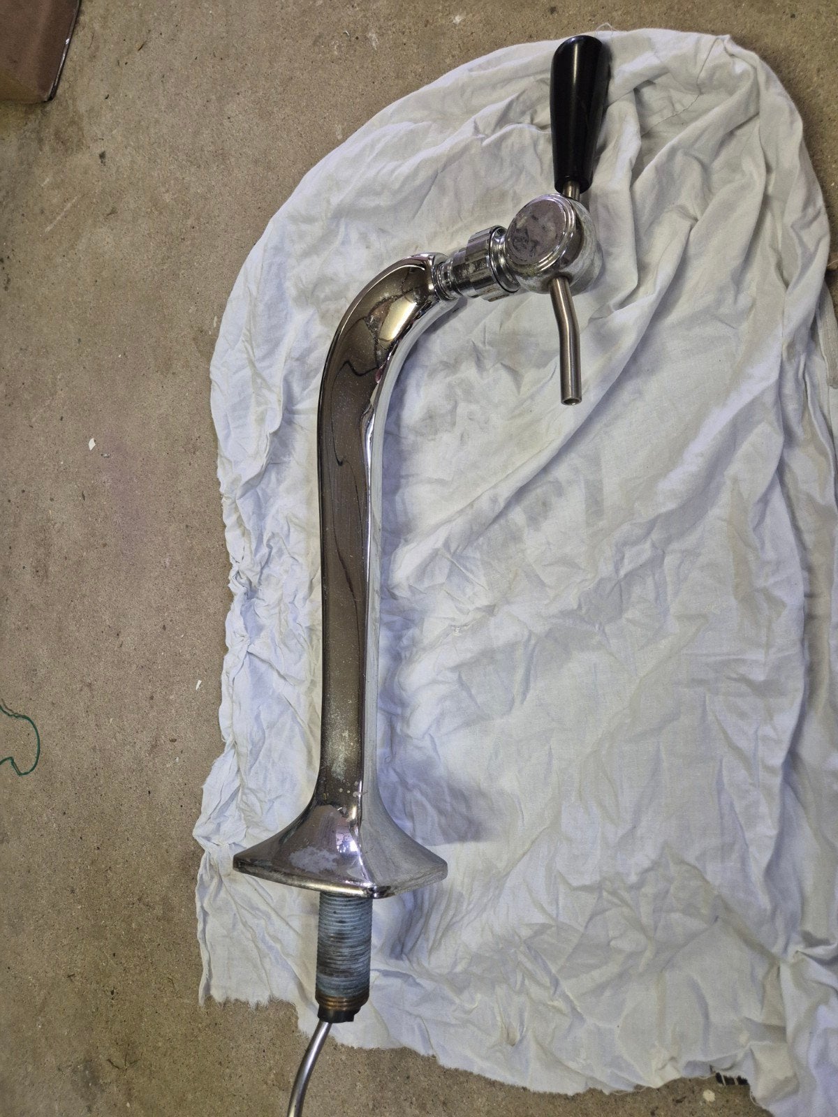 Bier Tapkraan - Vintage Chroom, Witgoed en Apparatuur, Thuistaps, Ophalen