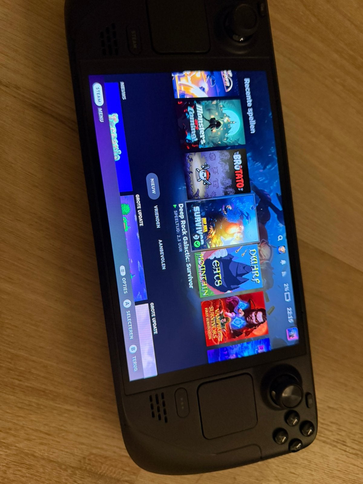 Steam Deck OLED 1TB  | Weinig Gebruikt + Adapter + tas